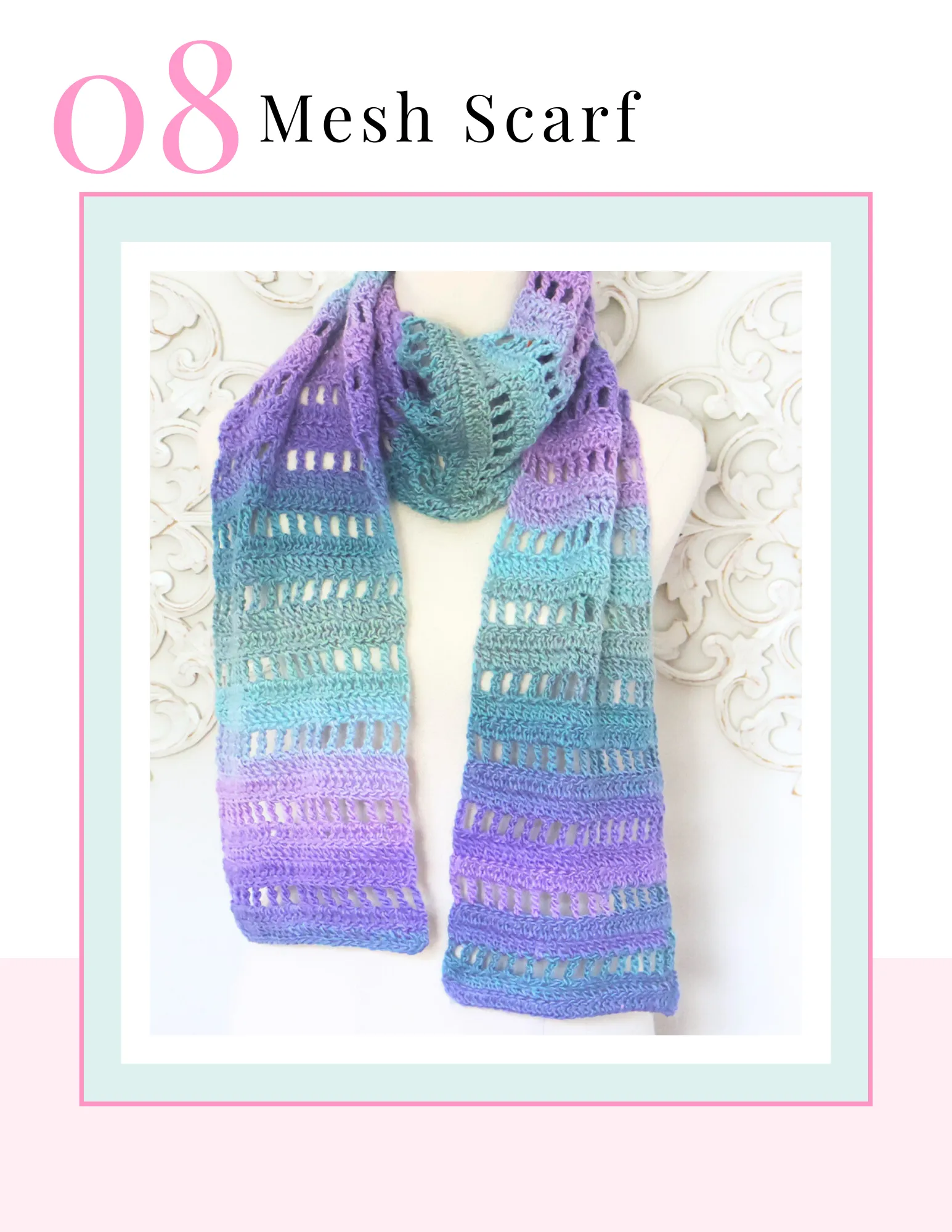 10 Scarf Pattern Bundle VOLUME 2