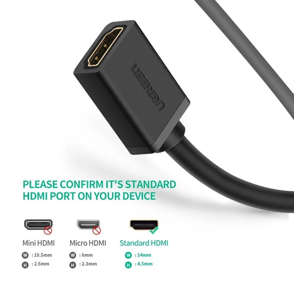 10146 4K 3D HDMI Male to Female Extension Cable | 5M