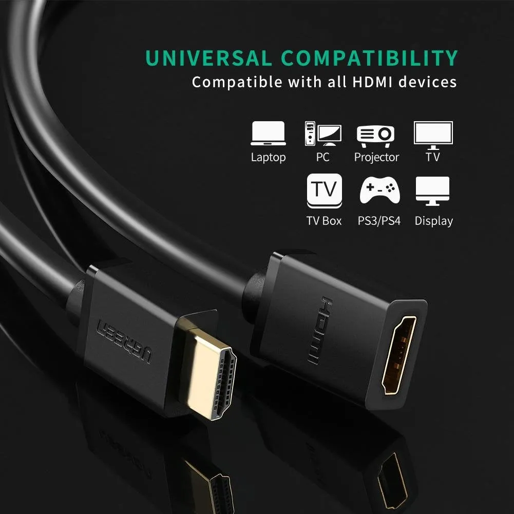 10146 4K 3D HDMI Male to Female Extension Cable | 5M