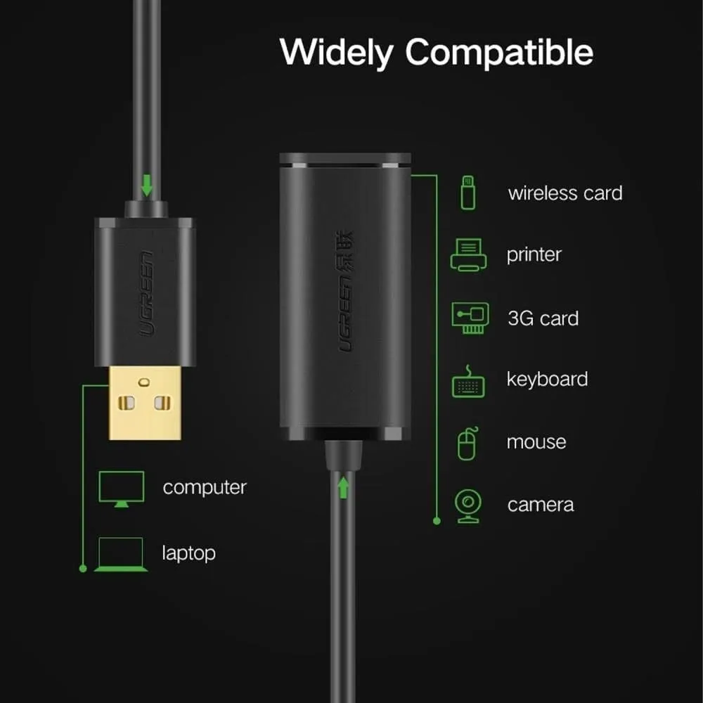 10321 USB 2.0 Active Extension Cable with Chipset | 10M