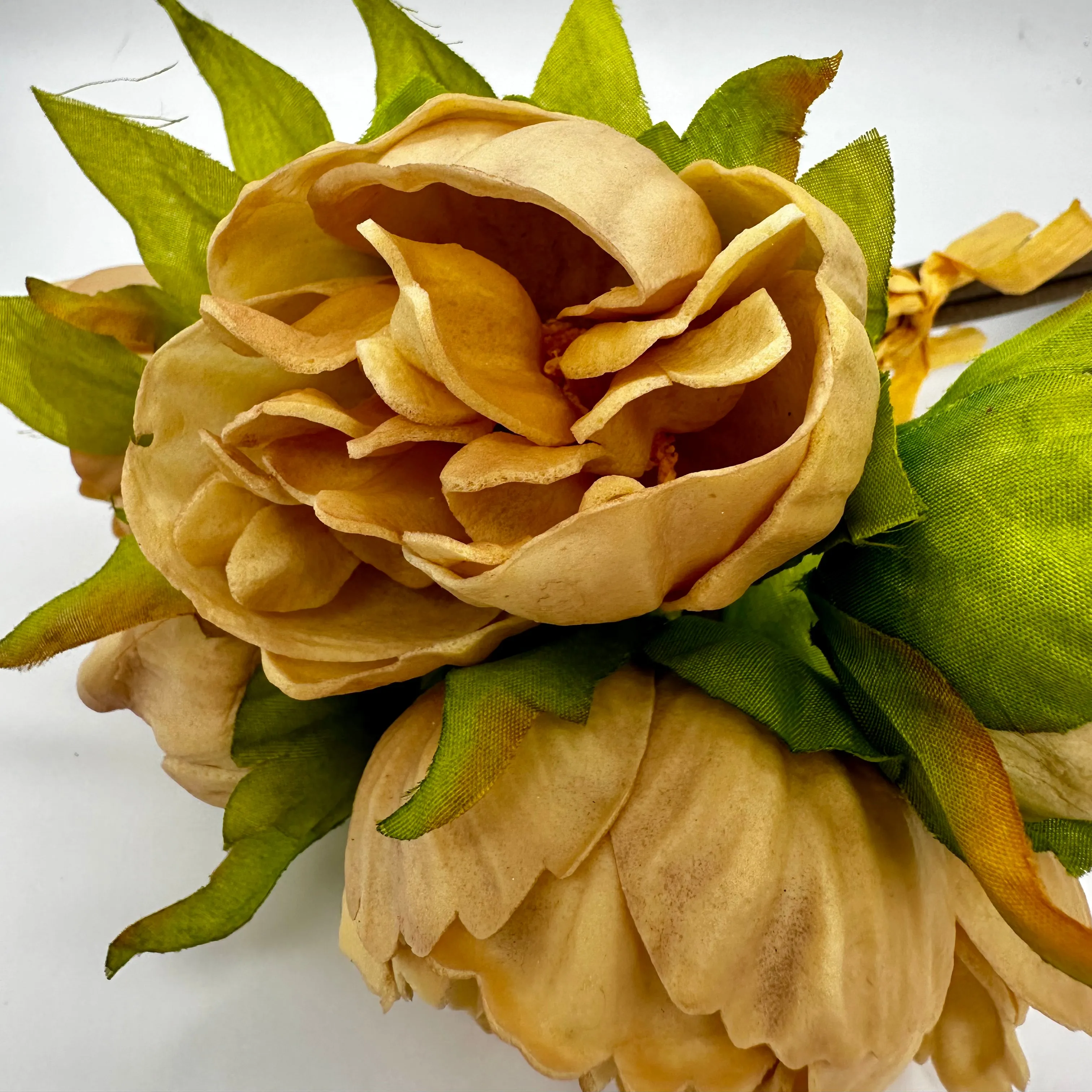 11" Peony 5 Stem Bundle