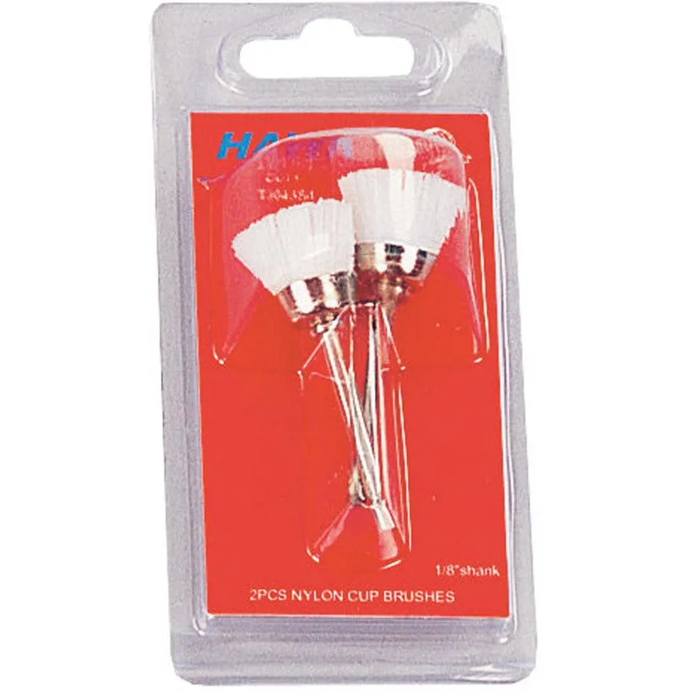 2 Piece Nylon Cup Brush Polishing Set (Pack of: 2) - TJ04-04384-Z02