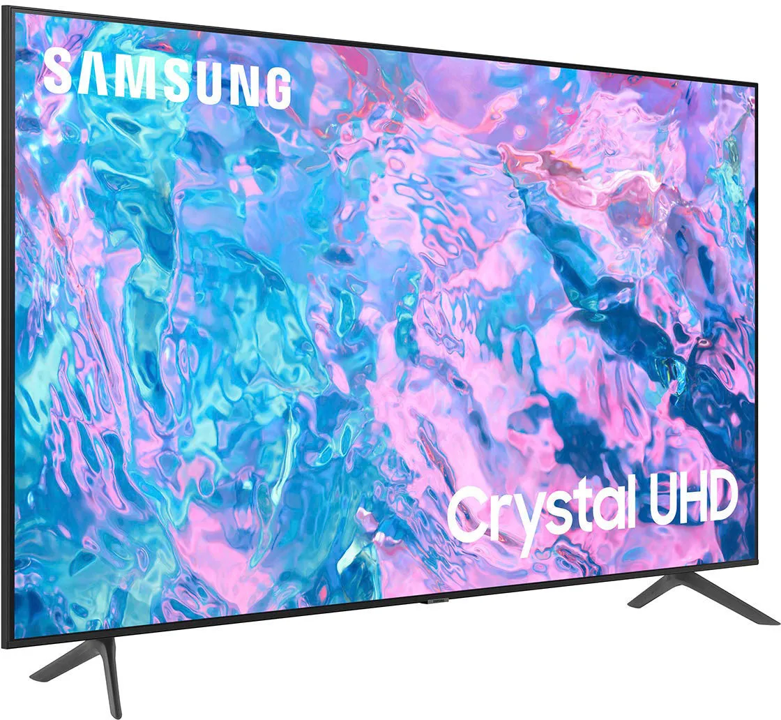 2 Samsung - 55” Class CU7000 Crystal UHD 4K UHD Smart  TVs  Bundle