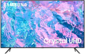 2 Samsung - 55” Class CU7000 Crystal UHD 4K UHD Smart  TVs  Bundle