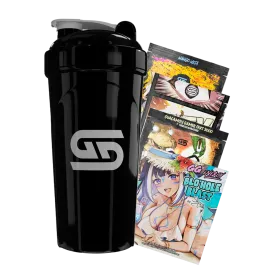 24oz Gamer Supps Shaker - Murdered Out