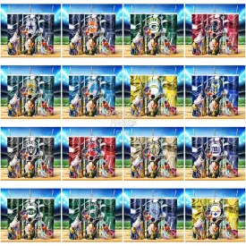 32 Football Teams Cartoon Mouse GANGSTER Tumbler Wrap Bundle JPG