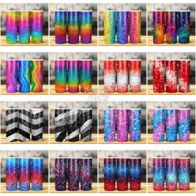 44 SEAMLESS GLITTER VARIOUS Tumbler Wrap Bundle JPG