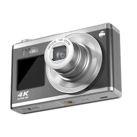 4K HD Digital Camera | 60MP | Dual Screen Selfie Camera | No Memory | Black Edition