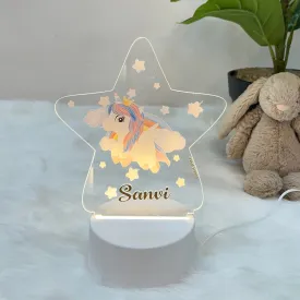 Acrylic LED Night Lamp - Unicorn Radiance