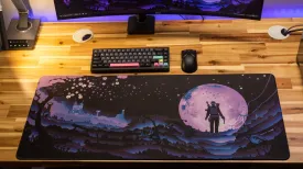 AloneinTokyo "Cherry Blossom" Rust Limited Edition Content Creator Collaboration Gaming Deskmat Mouse Pad