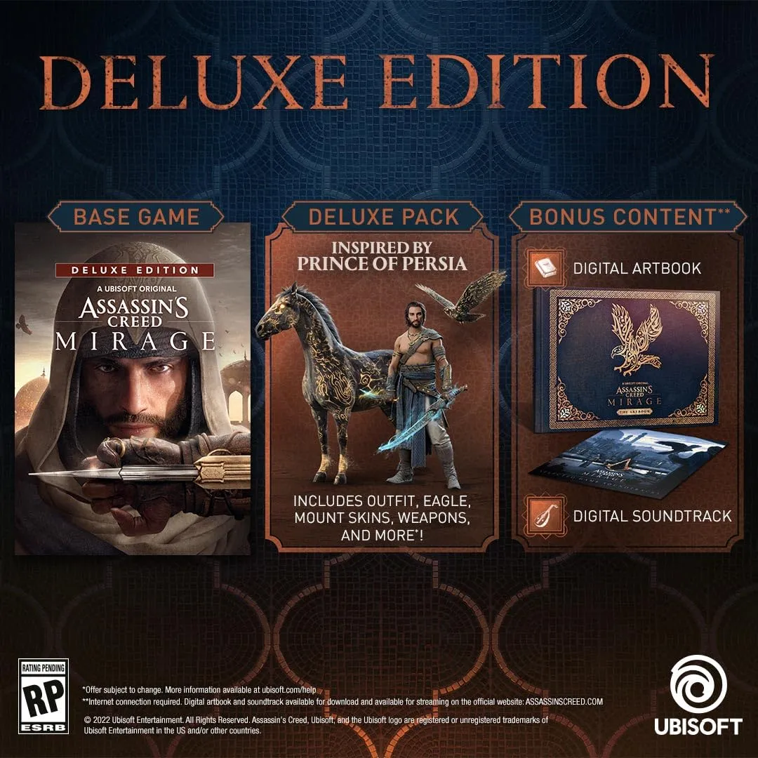 ASSASSIN'S CREED MIRAGE - DELUXE EDITION PLAYSTATION 4 (PS4)