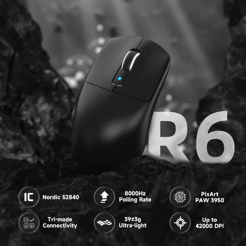 ATTACK SHARK R6 LIGHTSPEED Wireless Gaming Mouse