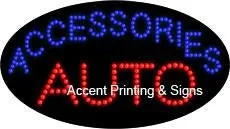 Auto Accessories Flashing & Animated LED Sign (High Impact, Energy Efficient)