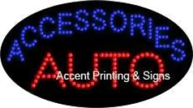 Auto Accessories Flashing & Animated LED Sign (High Impact, Energy Efficient)