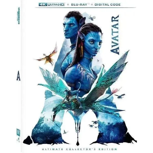 Avatar 4K Ultra HD Blu-Ray Collectors Edition FREE MOUNTAIN BANSHEE FIGURINE