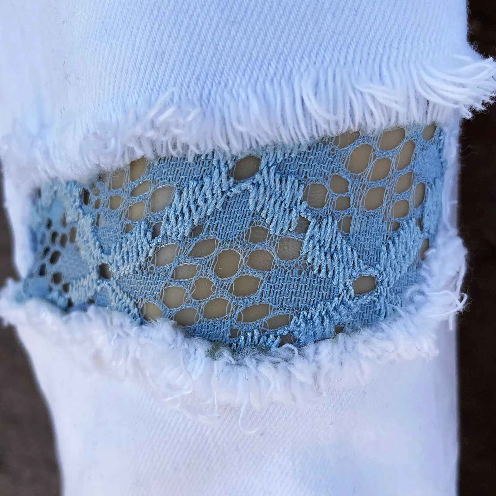 Baby Blue Flower Patch & Repair Kit