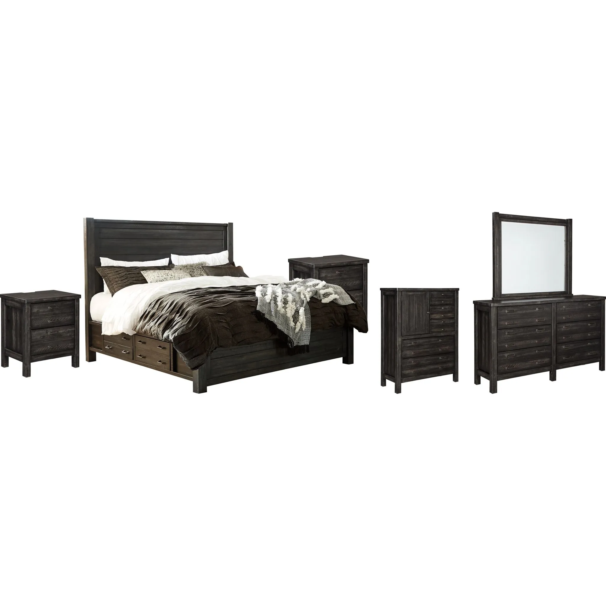 Baylow-EXCLUSIVE 8 Piece King Panel Bedroom Package