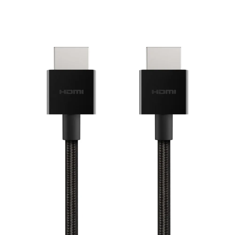BELKIN 4K Ultra High Speed HDMI 2.1 Braided Cable 2 Meter - Black