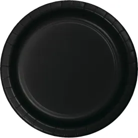 Black Paper Plates (75/Pkg)