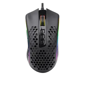 BOLT AXTION M808 Storm RGB Gaming Mouse, 85g Lightweight - 12,400 DPI Sensor, 7 Programmable Buttons, Precise Registration - Super-Lite Cable