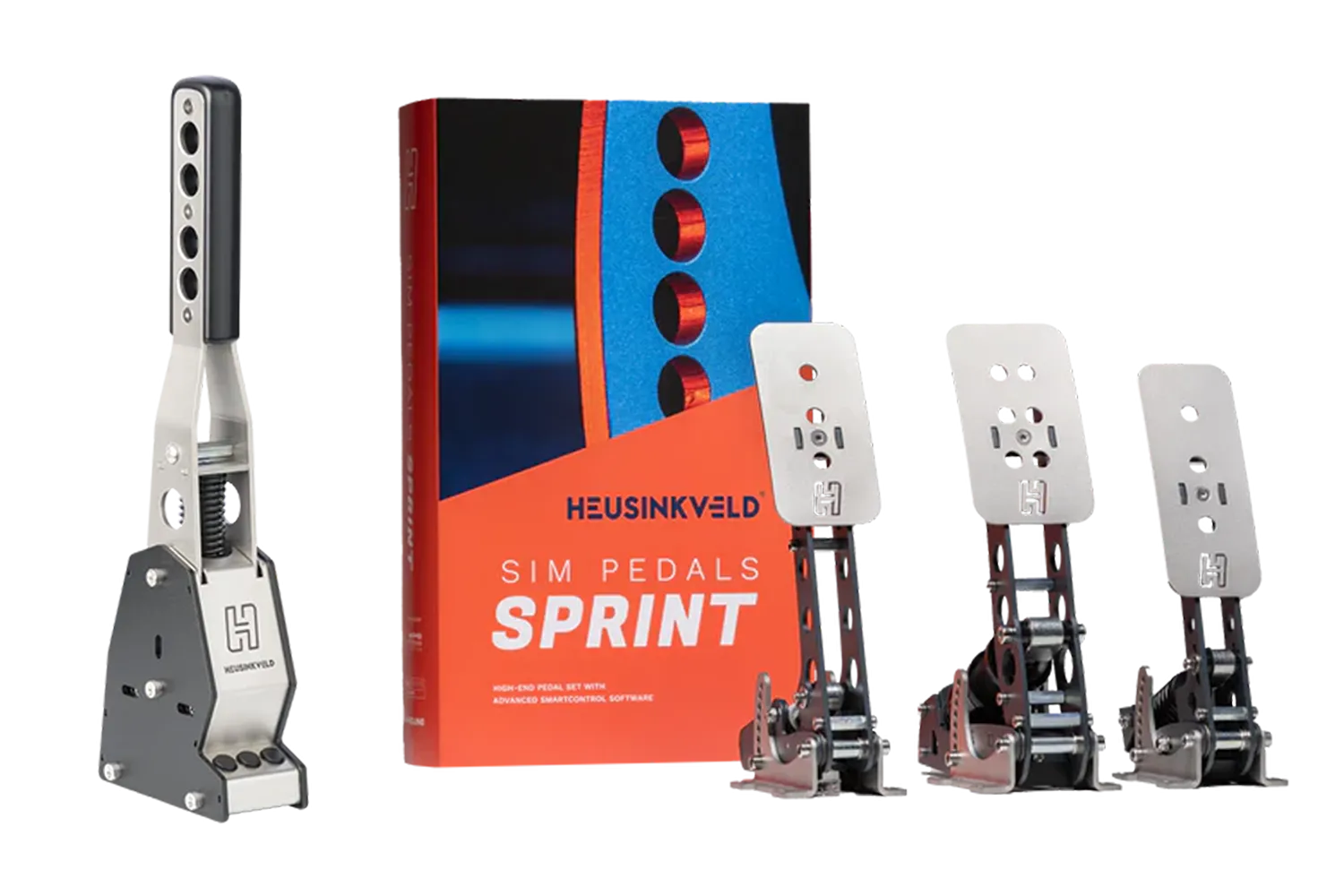 Bundle - Heusinkveld Sprint 3-Pedal Set and Heusinkveld MagShift