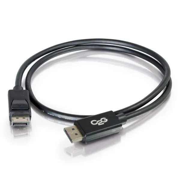 C2g 25Ft Ultra High Definition Displayport Cable With Latches - 8K Displayport Cable - M/M - Displayport Cable - Display