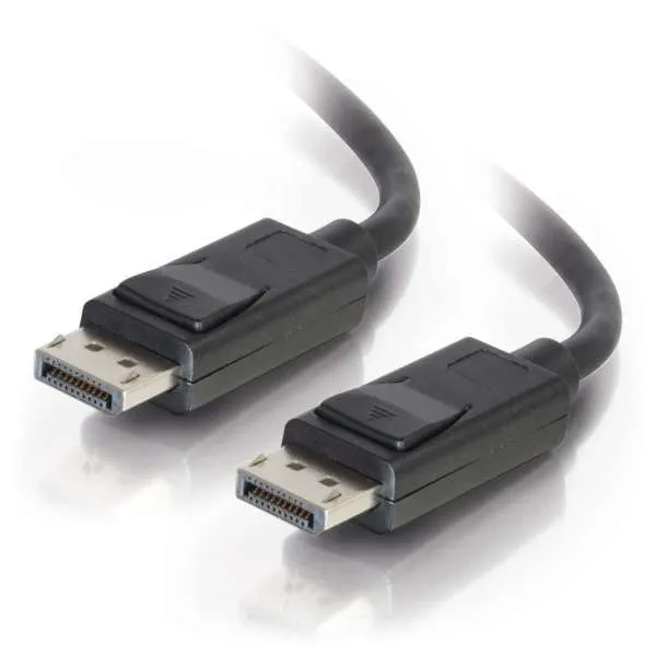 C2g 25Ft Ultra High Definition Displayport Cable With Latches - 8K Displayport Cable - M/M - Displayport Cable - Display