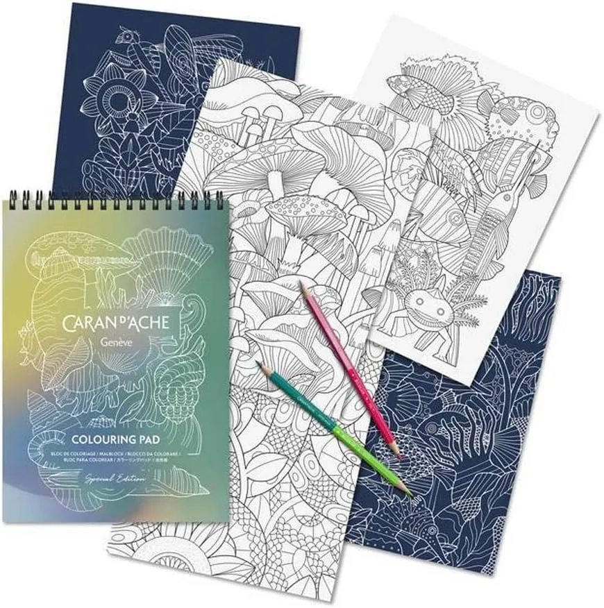 Caran D'ache Colouring Pad A5 - Special Edition