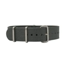 Charcoal Grey - Nato Watch Strap For Omega X Swatch Moonswatch