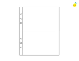 Citrus Twist Kits - Life Crafted, Page Protector #11, 2 Pockets for 6x8 Album
