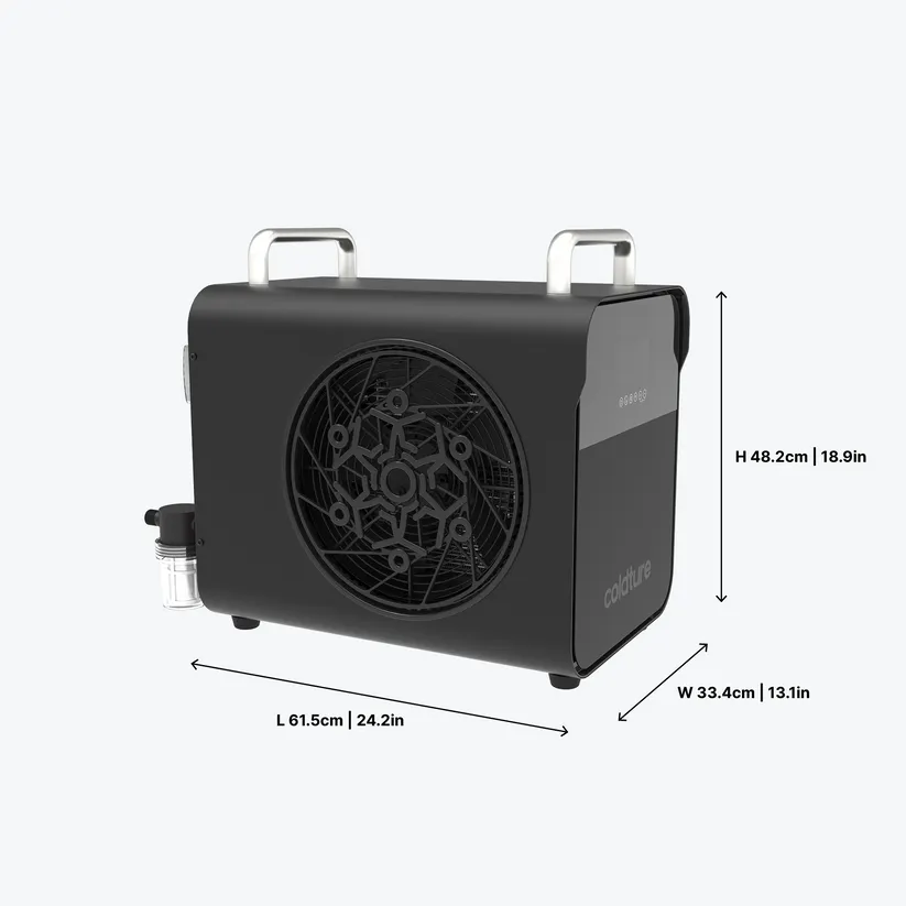 Coldture Barrel Cold Plunge Tub Bundle