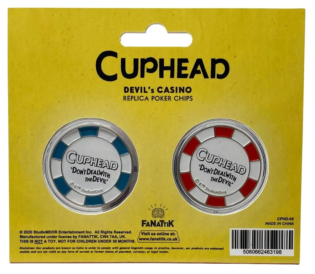 Cuphead Devil's Casino Collectors Coins Twin Pack