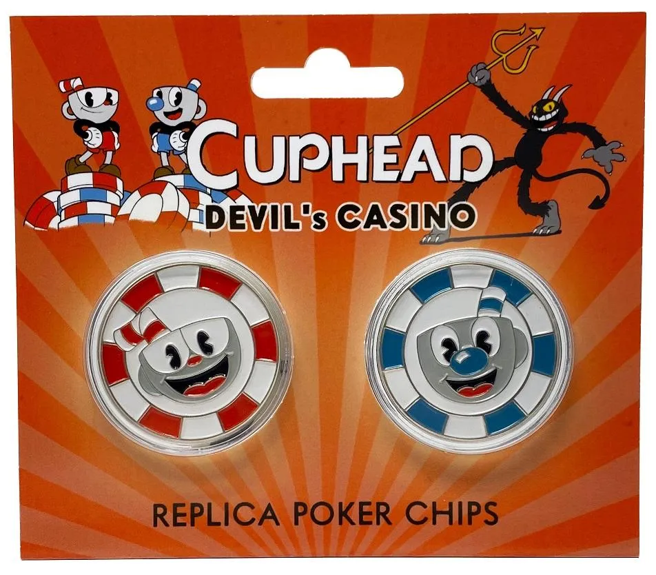 Cuphead Devil's Casino Collectors Coins Twin Pack