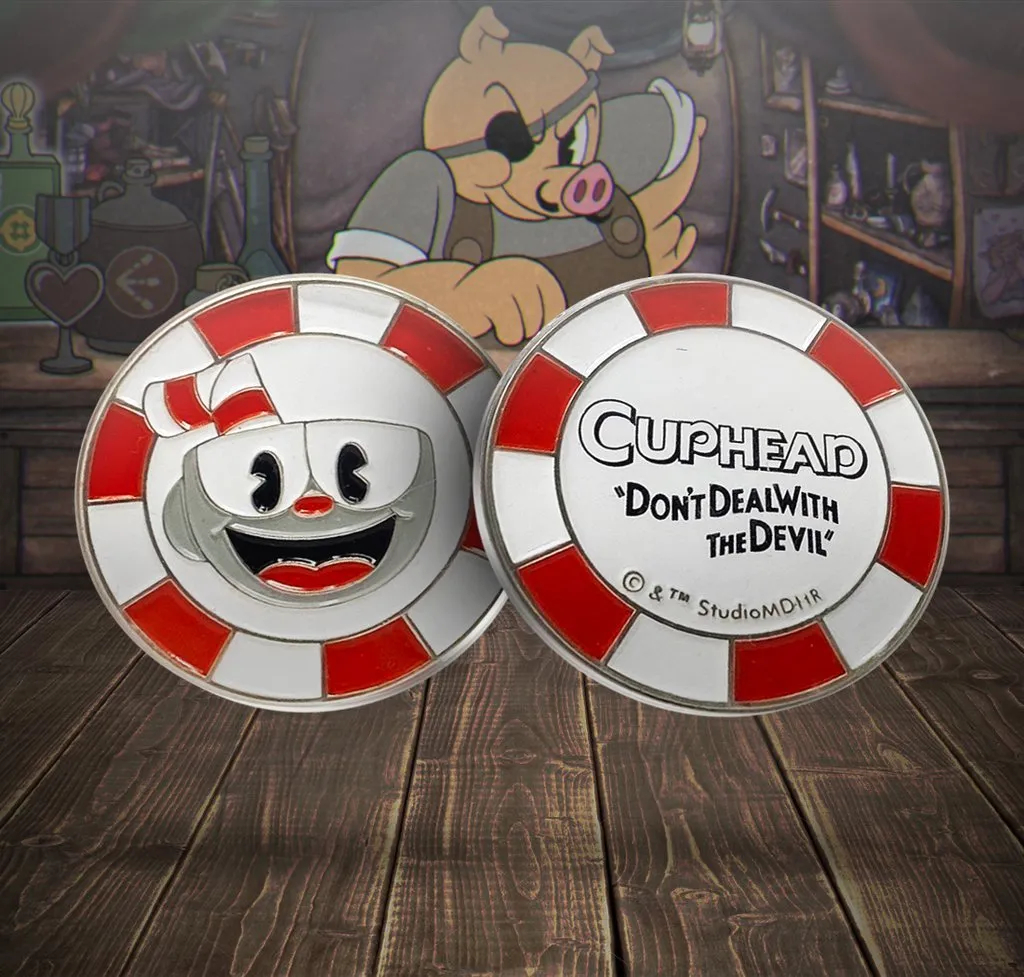 Cuphead Devil's Casino Collectors Coins Twin Pack