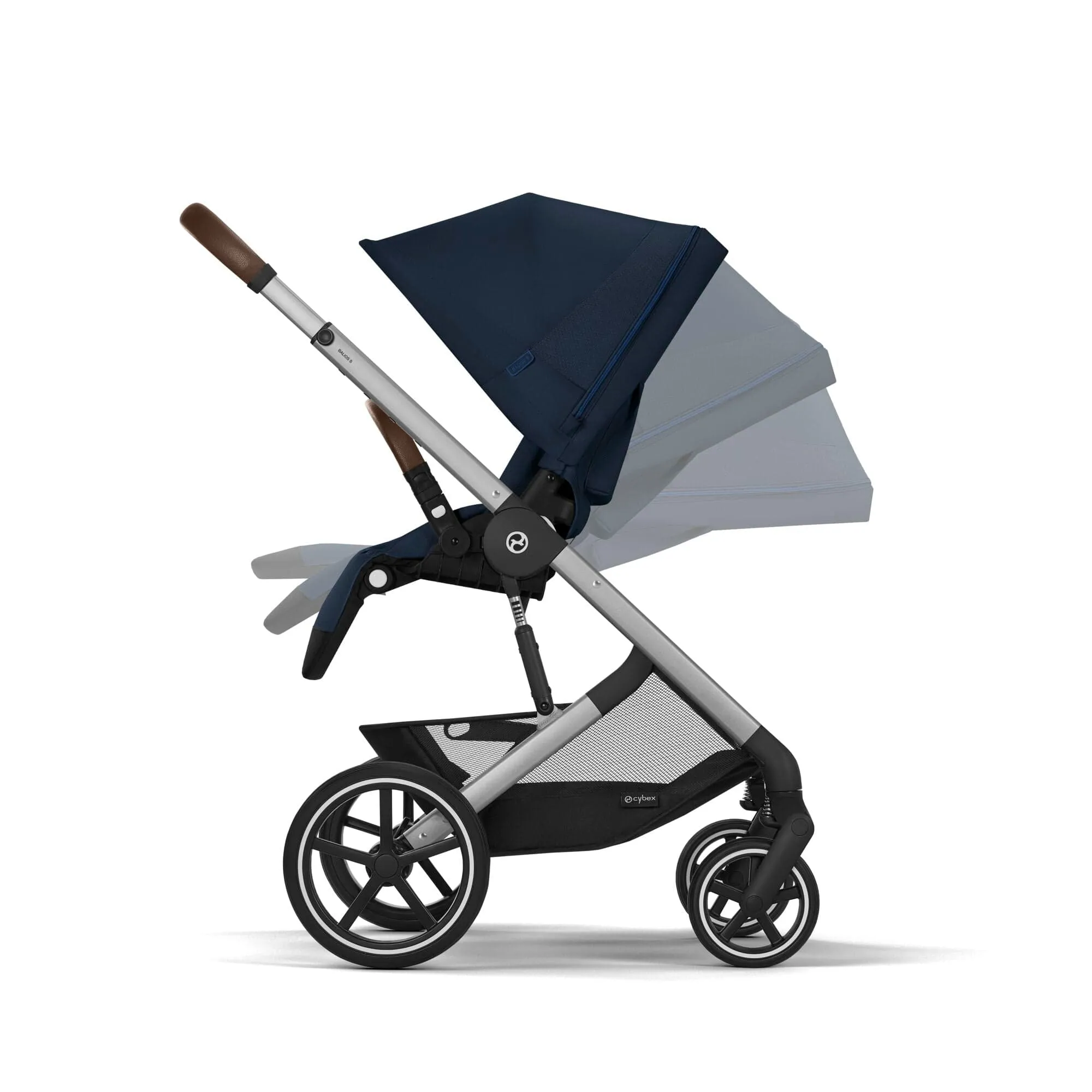 Cybex Balios S Lux Comfort Bundle in Silver/Ocean Blue
