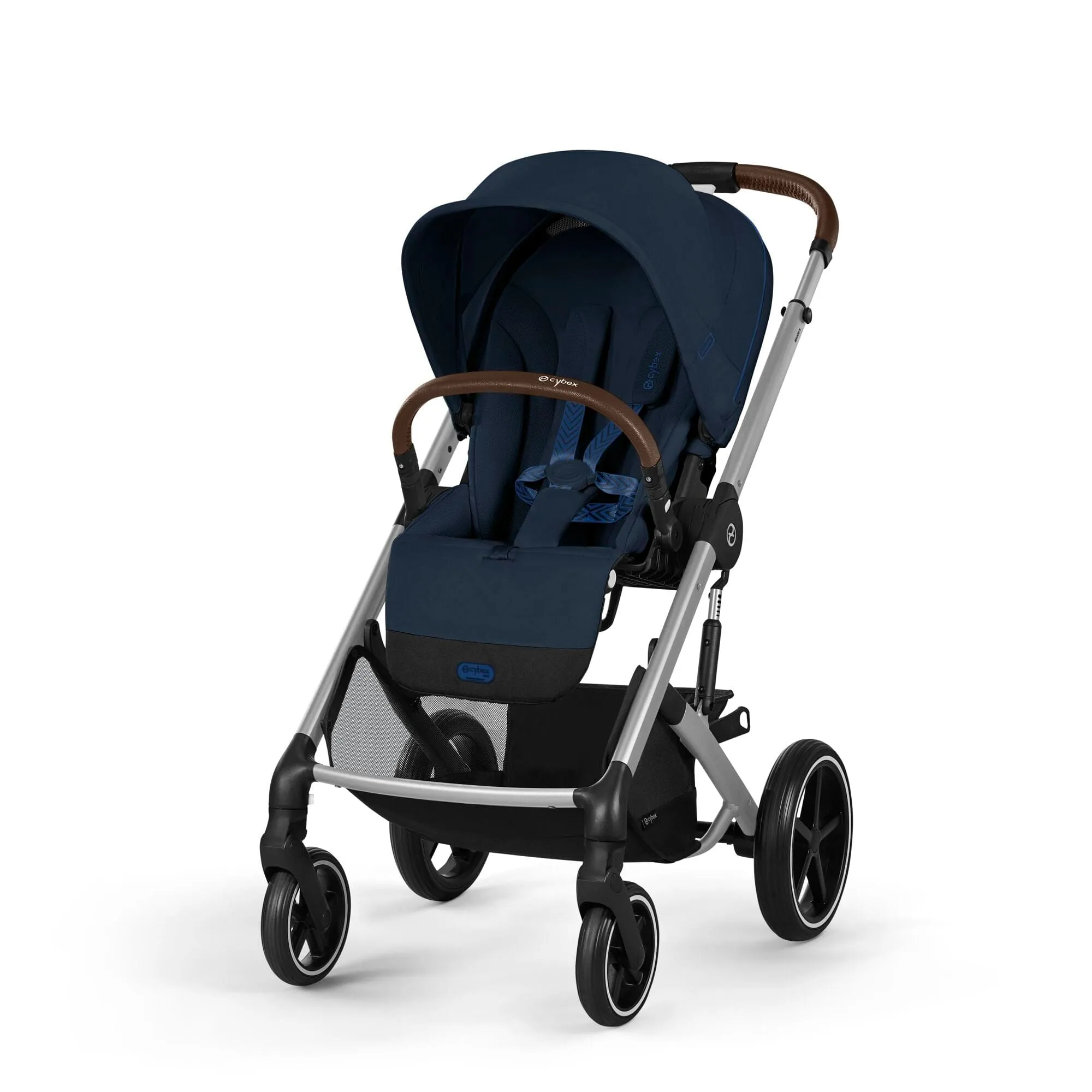 Cybex Balios S Lux Comfort Bundle in Silver/Ocean Blue