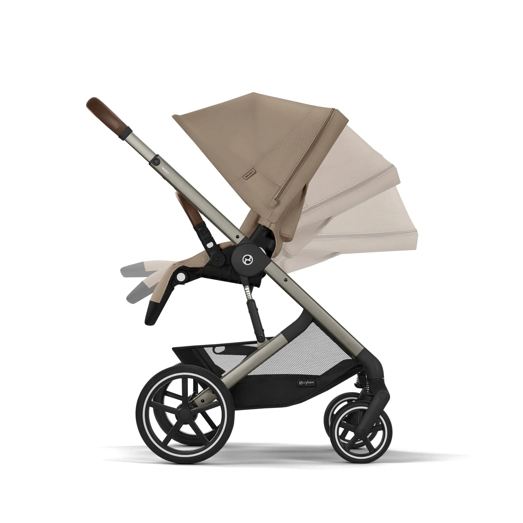 Cybex Balios S Lux Comfort Bundle in Taupe/Almond Beige