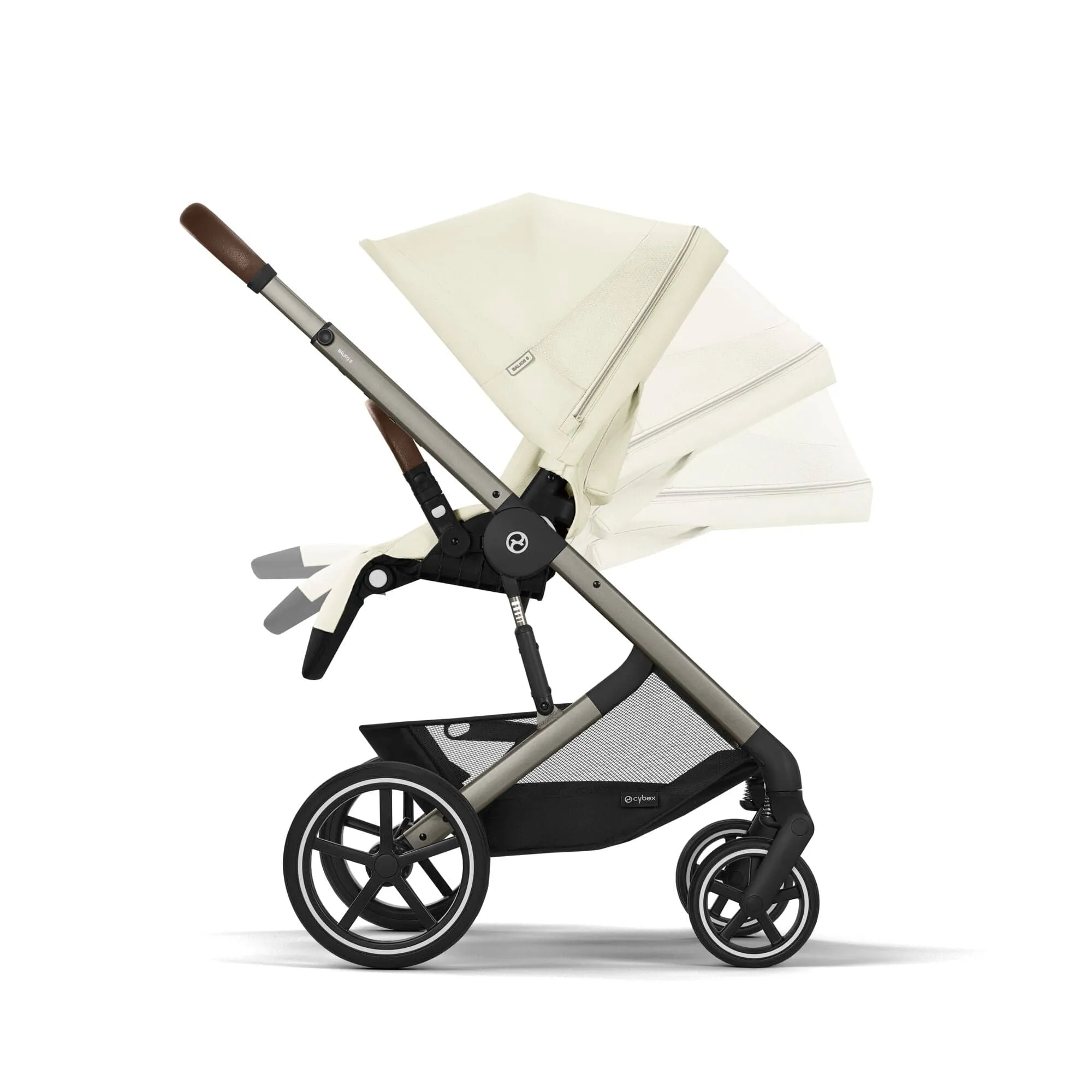 Cybex Balios S Lux Comfort Bundle in Taupe/Seashell Beige