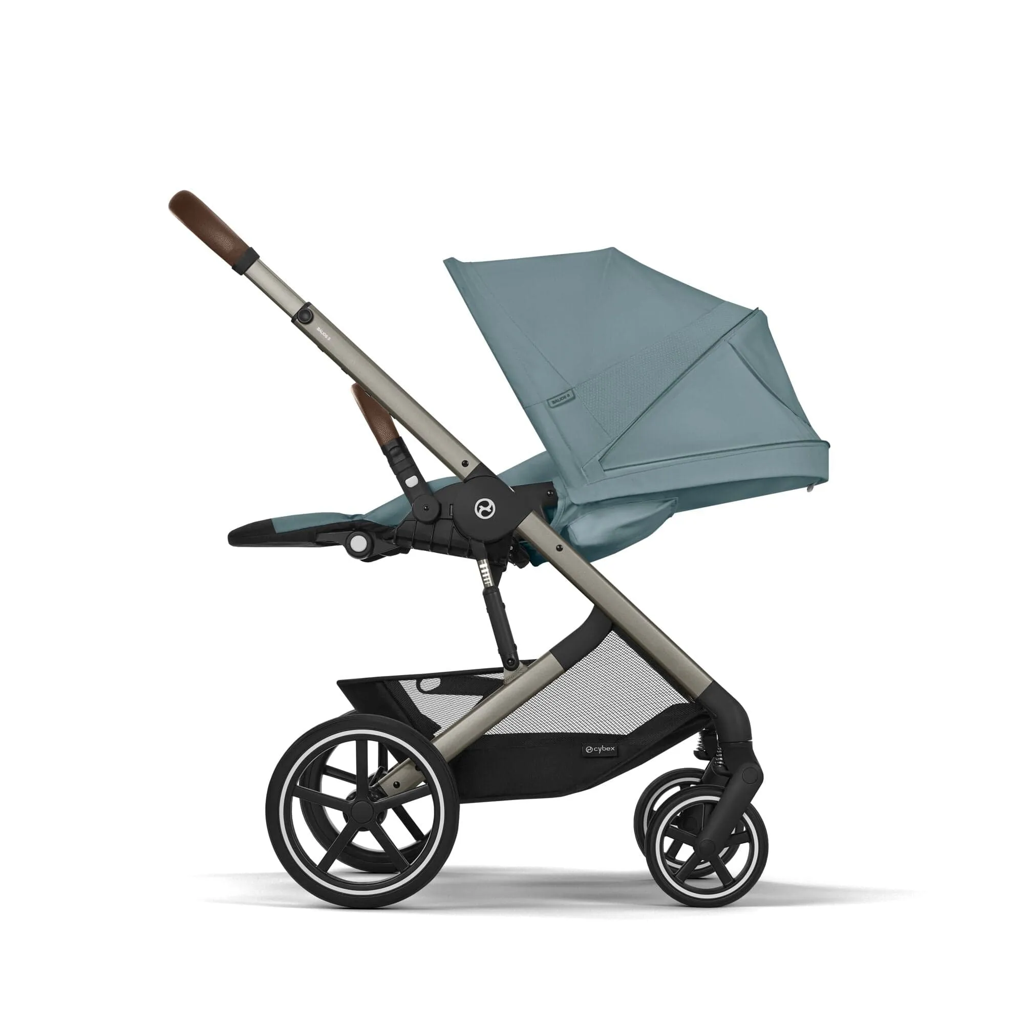 Cybex Balios S Lux Comfort Bundle in Taupe/Stormy Blue