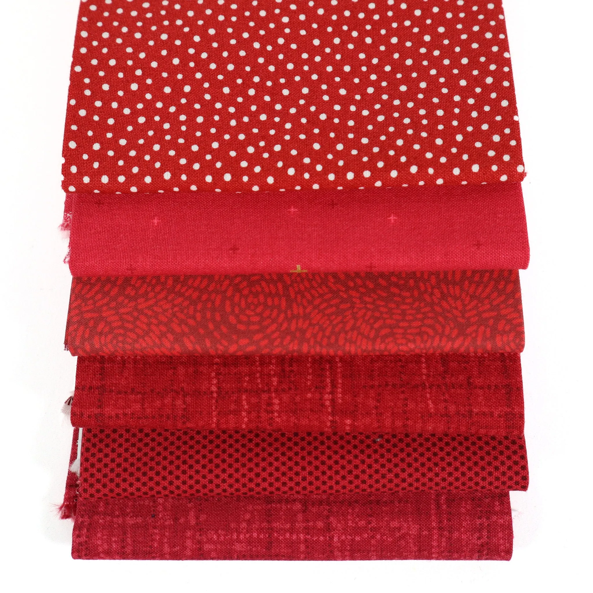 Deep Red (6) Piece Fat Quarter Bundle