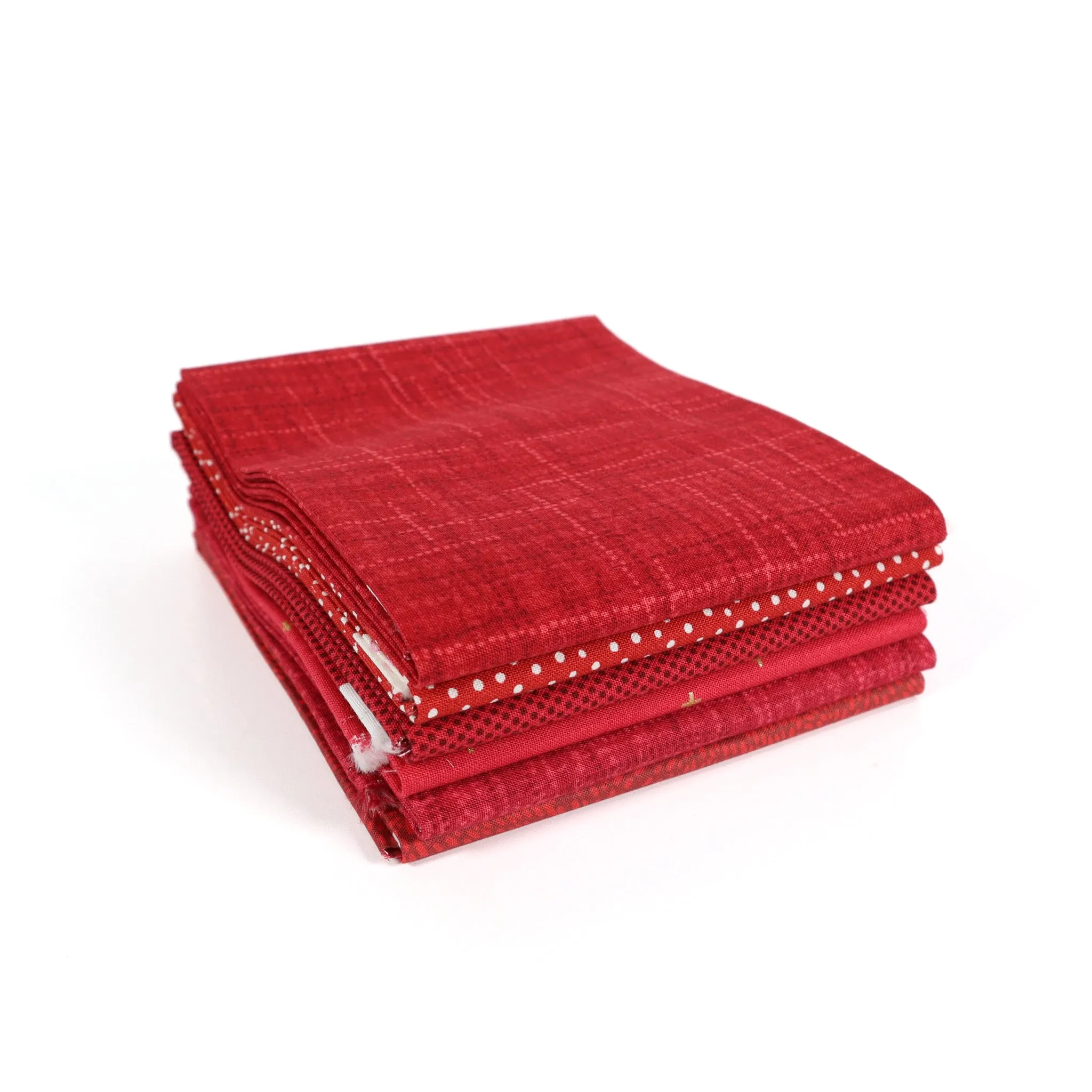 Deep Red (6) Piece Fat Quarter Bundle
