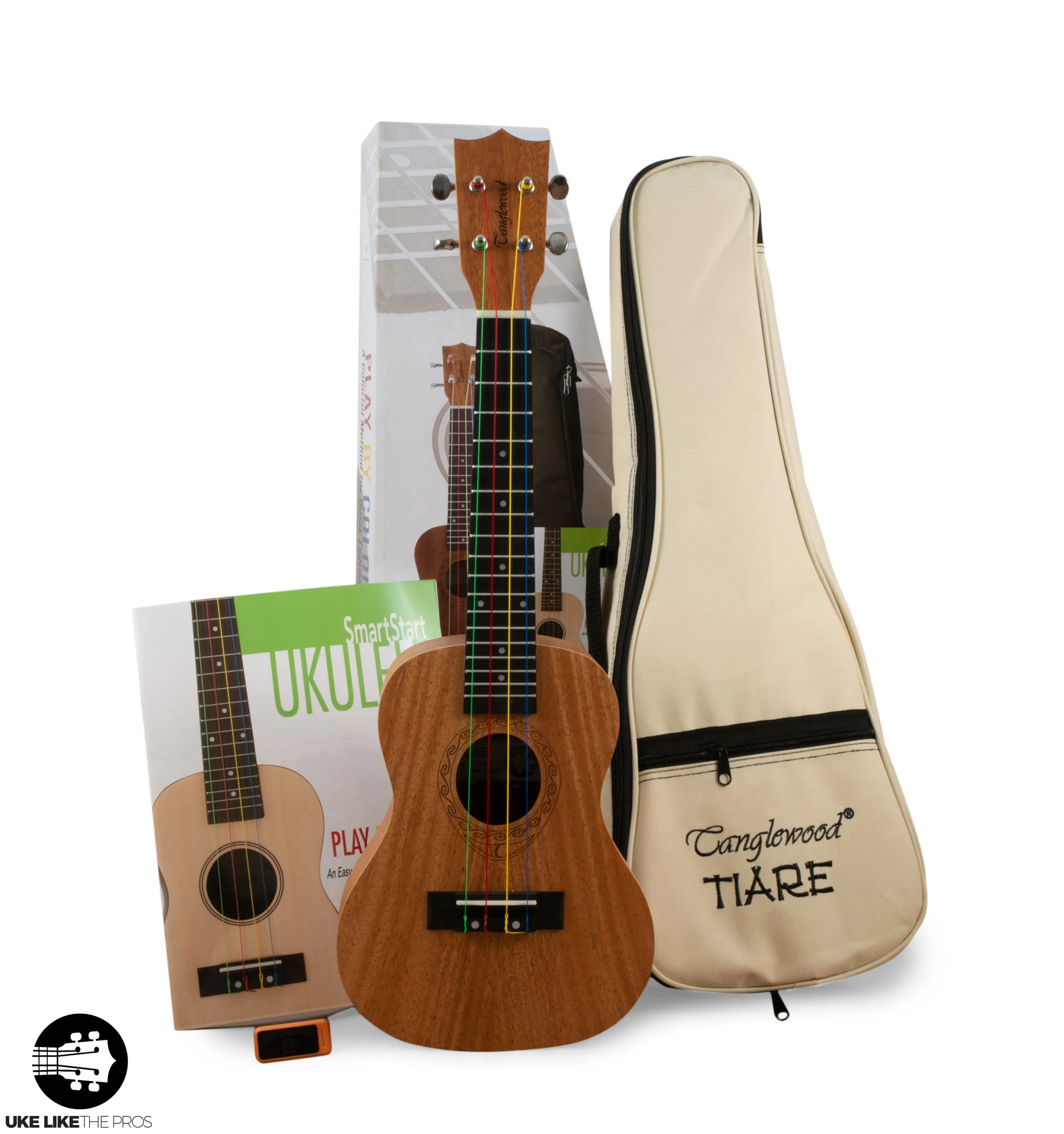 [DISCOUNTED BLOWOUT] Tanglewood TU101NAK PACK Concert Ukulele Education Package "Beach Vibes"