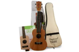 [DISCOUNTED BLOWOUT] Tanglewood TU101NAK PACK Concert Ukulele Education Package "Beach Vibes"