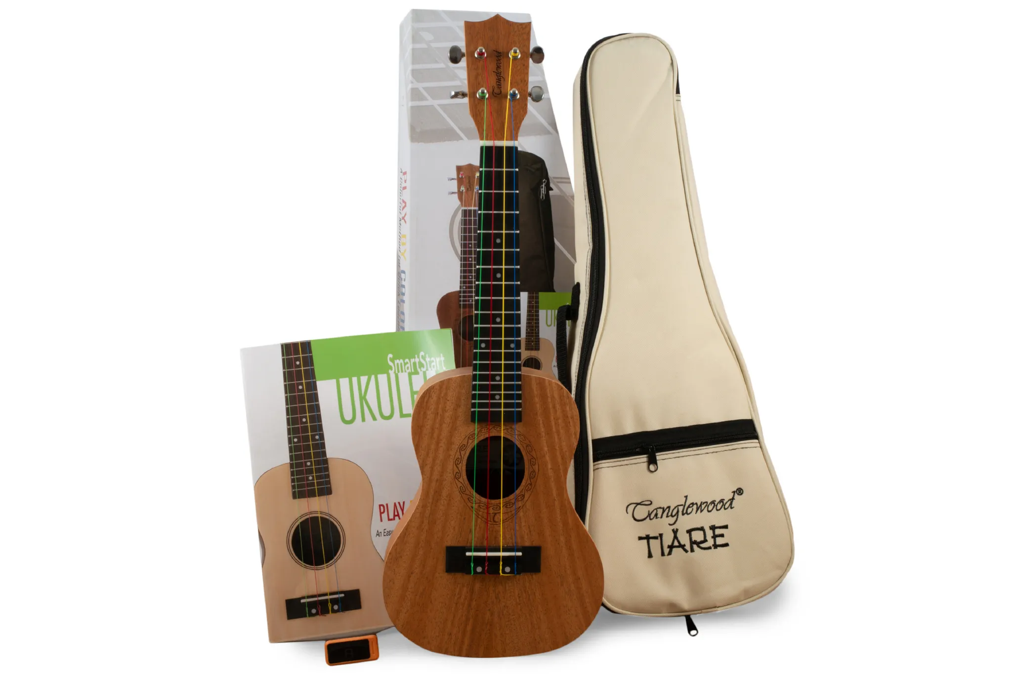 [DISCOUNTED BLOWOUT] Tanglewood TU101NAK PACK Concert Ukulele Education Package "Beach Vibes"