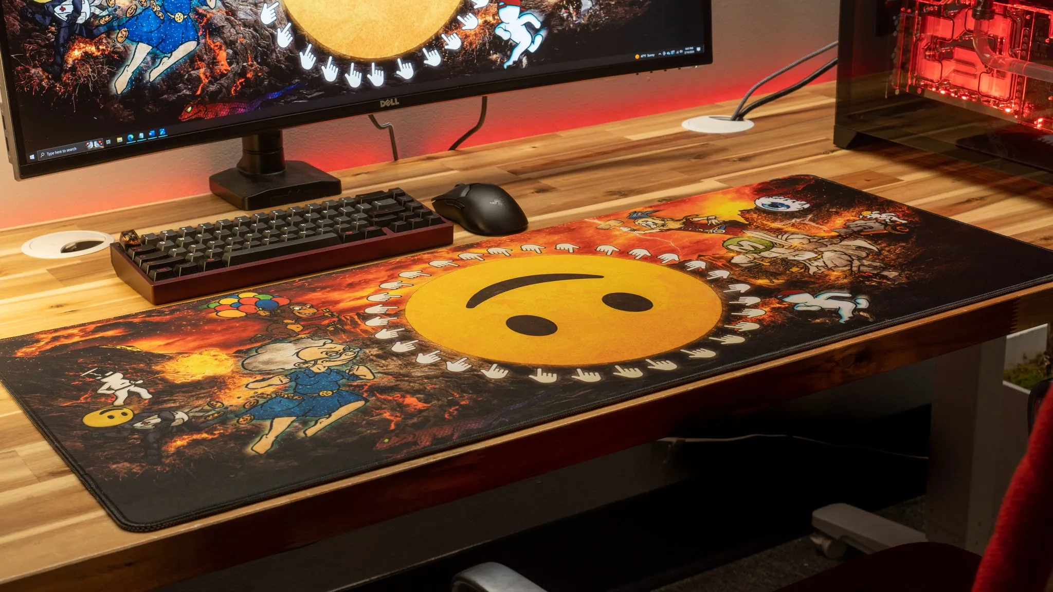 Dragoon "Dragoon's Apotheosis" Limited Edition Content Creator Collaboration Gaming XL Gaming Mouse Pad