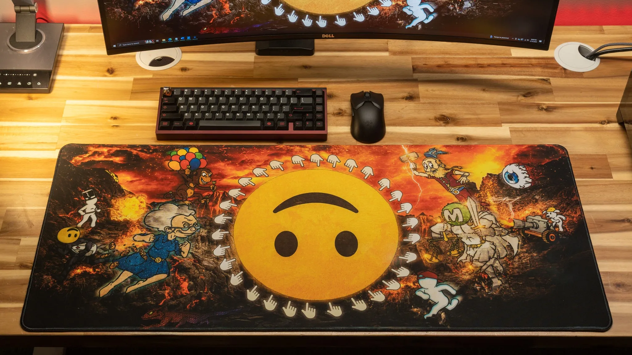 Dragoon "Dragoon's Apotheosis" Limited Edition Content Creator Collaboration Gaming XL Gaming Mouse Pad