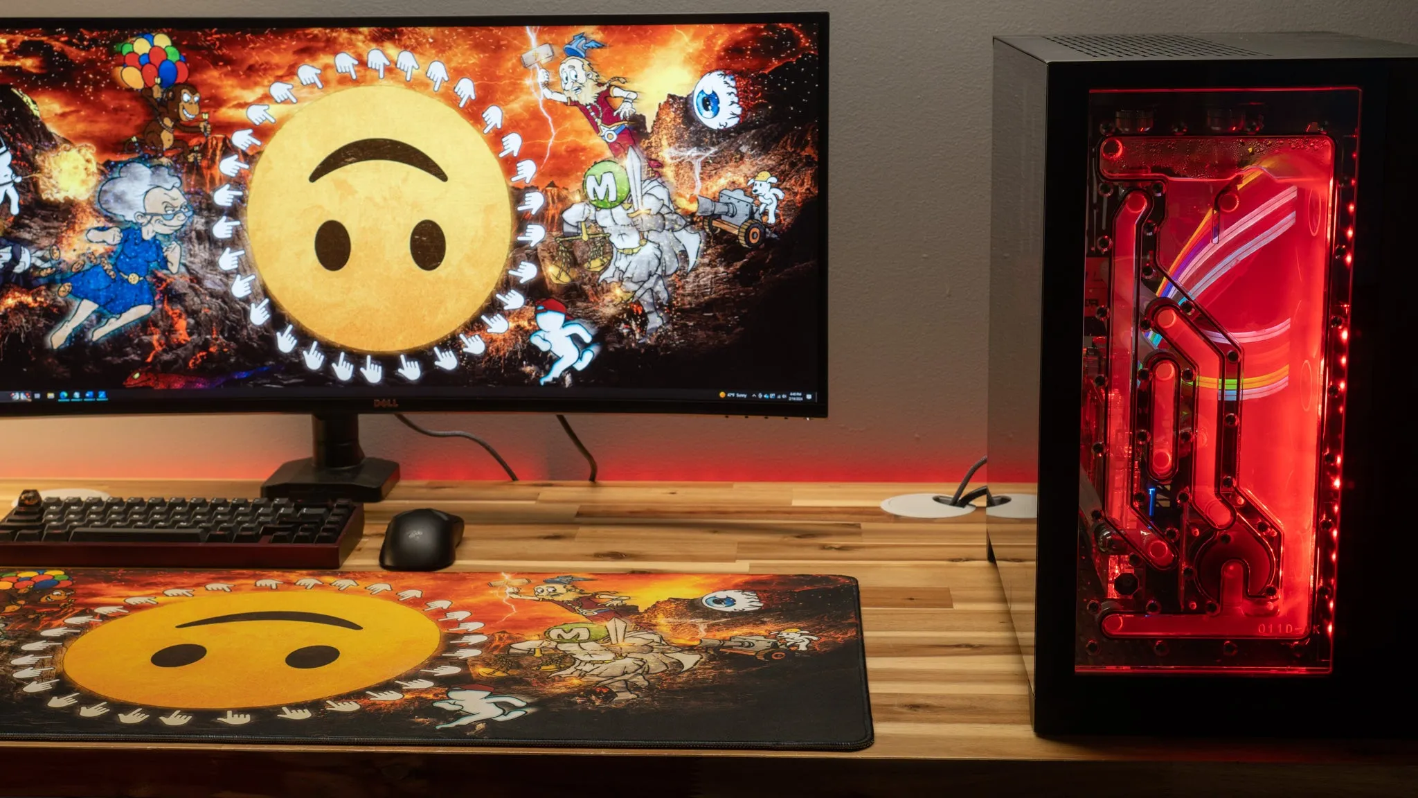 Dragoon "Dragoon's Apotheosis" Limited Edition Content Creator Collaboration Gaming XL Gaming Mouse Pad