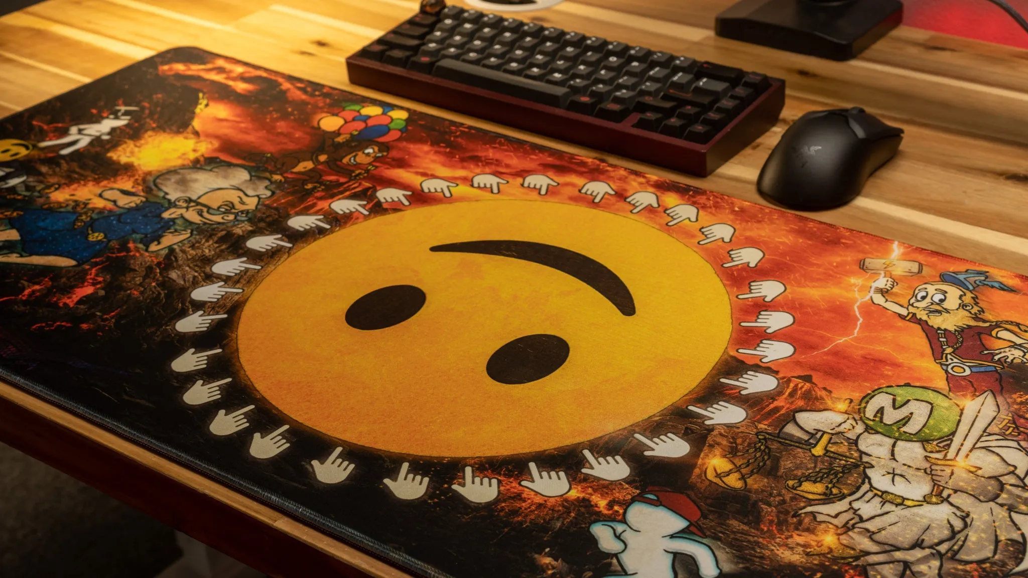 Dragoon "Dragoon's Apotheosis" Limited Edition Content Creator Collaboration Gaming XL Gaming Mouse Pad