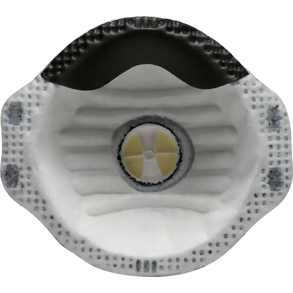 Dynamic 270-RPD714N95OAO Deluxe N95 Disposable Respirator with Butterfly Valve, Nuisance Level for OV-AG-Ozone and FR Material - 10 Pack