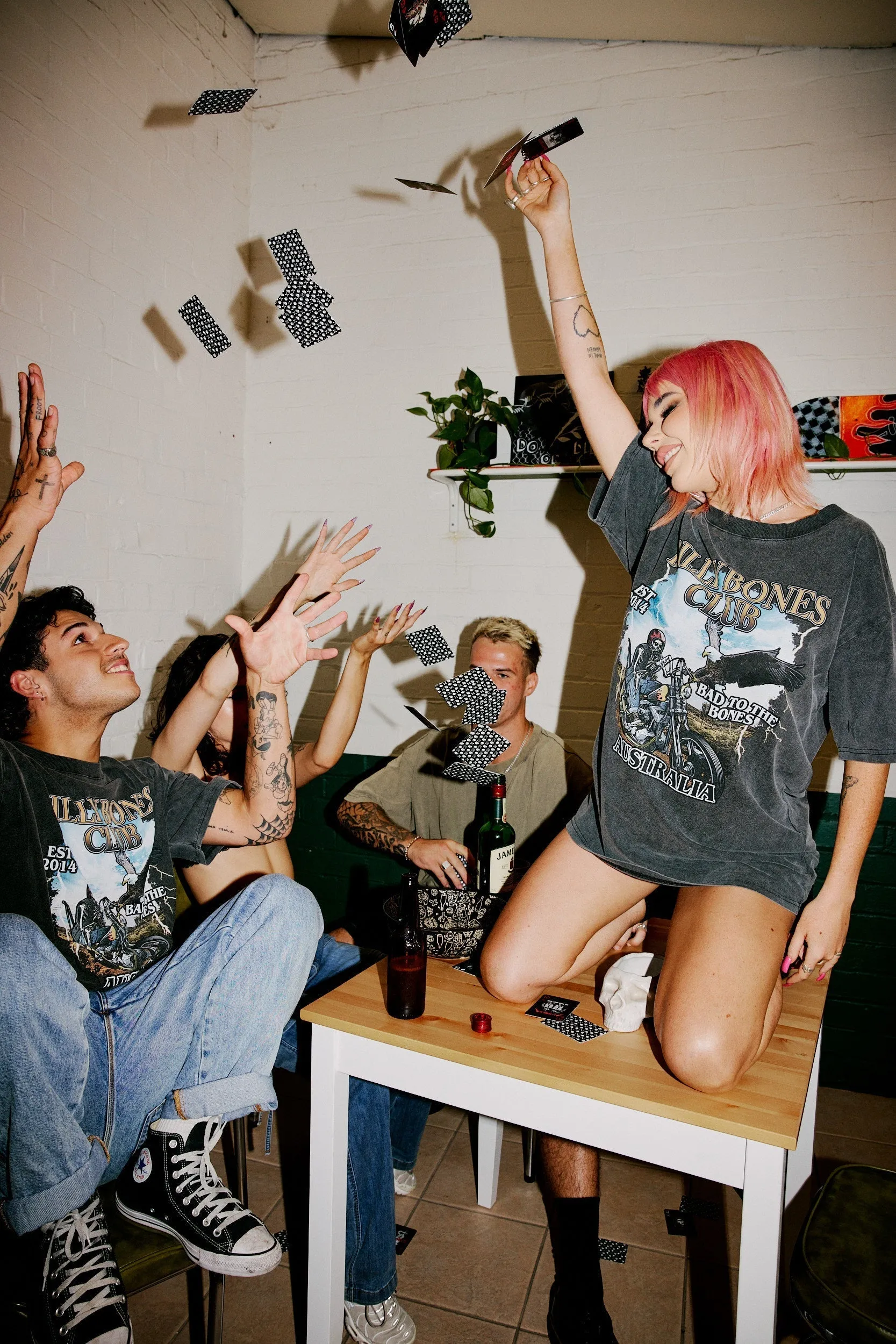 Fast Rides Tee - Washed Black
